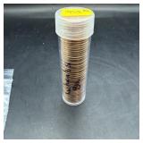 Roll Of 1958 Bu Wheat Cents. Per Wrapper, Per Cons