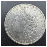 1887 Morgan Silver Dollar