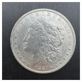 1887 Morgan Silver Dollar