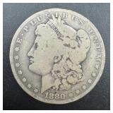 1880-O Morgan Silver Dollar