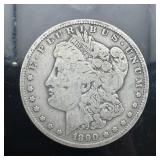1890-O Morgan Silver Dollar