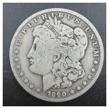 1890-O Morgan Silver Dollar