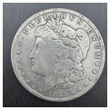 1885 Morgan Silver Dollar
