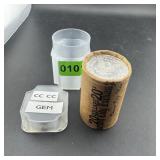 $20 Morgan Silver Dollar roll, CC tail and CC tail