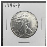1946 Walking Liberty Silver Half Dollar. Post-war