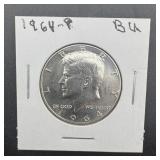1964 Kennedy Half Dollar. 90% Silver First-year Is