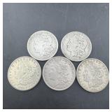 Times The Bid: 5x Morgan Silver Dollars: 1921-s (4