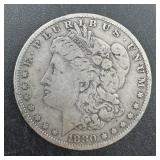 1880-O Morgan Silver Dollar