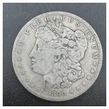 1890-O Morgan Silver Dollar