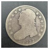 1822 Capped Bust Silver Half Dollar