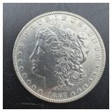1887 Morgan Silver Dollar