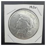 1926 Peace Silver Dollar (low Mintage: 1,939,000)