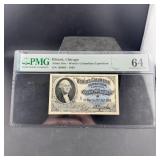 Rare 1893 World's Columbian Exposition - Admit One