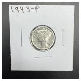 1934 Mercury Silver Dime.