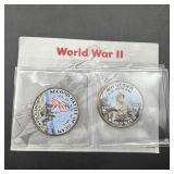 WWII Colorized Coin Set