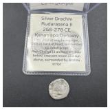 Ancient 256ï¿½278 AD Silver Drachm