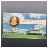 1977 Franklin Mint Coin in Card