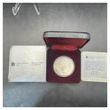 1985 Proof Silver Canadian Nation Parks Dollar 50%