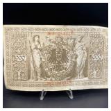 1910 Germany 1000 Reichsbanknote