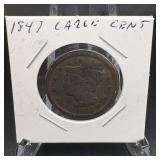 1847 Large Cent