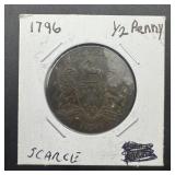 1796 Half Penny