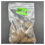 Bag Of 100 Wheat Cents Unsearched By Auction Compa