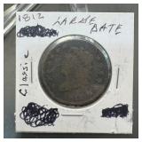 1812 Classic Head Large Cent