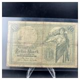 1906 Germany 10 Mark Note