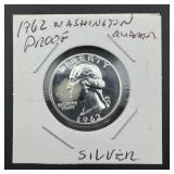 1962 Proof Washington Silver Quarter