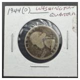 1944-d Washington Silver Quarter