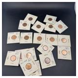 20 Bu Lincoln Memorial Cents Late 1950s Early 1960