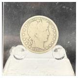 1906-d Barber Silver Half Dollar