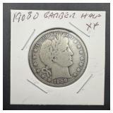 1909-O Barber Silver Half XF