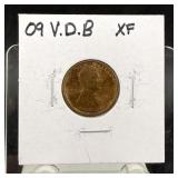 1909 Vdb Lincoln Wheat Cent
