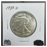 1939-d Walking Liberty Silver Half Dollar Mintage