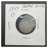 1849 Seated Dime