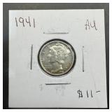 1941 Mercury Silver Dime