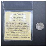 Ancient 256ï¿½278 Ad Silver Drachm