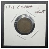 1921 Canada Large Cent