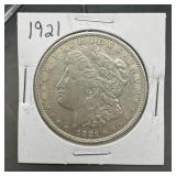 1921 Morgan Silver Dollar