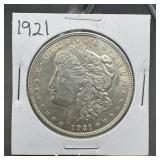1921 Morgan Silver Dollar