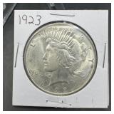 1923 Peace Silver Dollar