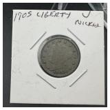 1905 Liberty V Nickel