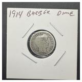 1914 Barber Dime