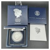 2024-s Proof Peace Silver Dollar Ogp With Papers