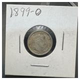 1890 Barber Silver Dime