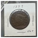 1827 Classic Head Large Cent