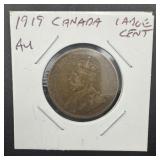 1919 Canada Large Cent Au