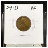1924-d Lincoln Wheat Cent