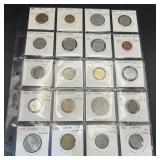 20 Coin France Page Lot